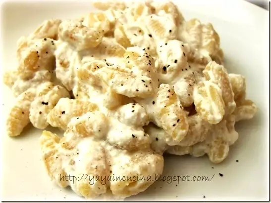 Malloreddus alla ricotta e pepe