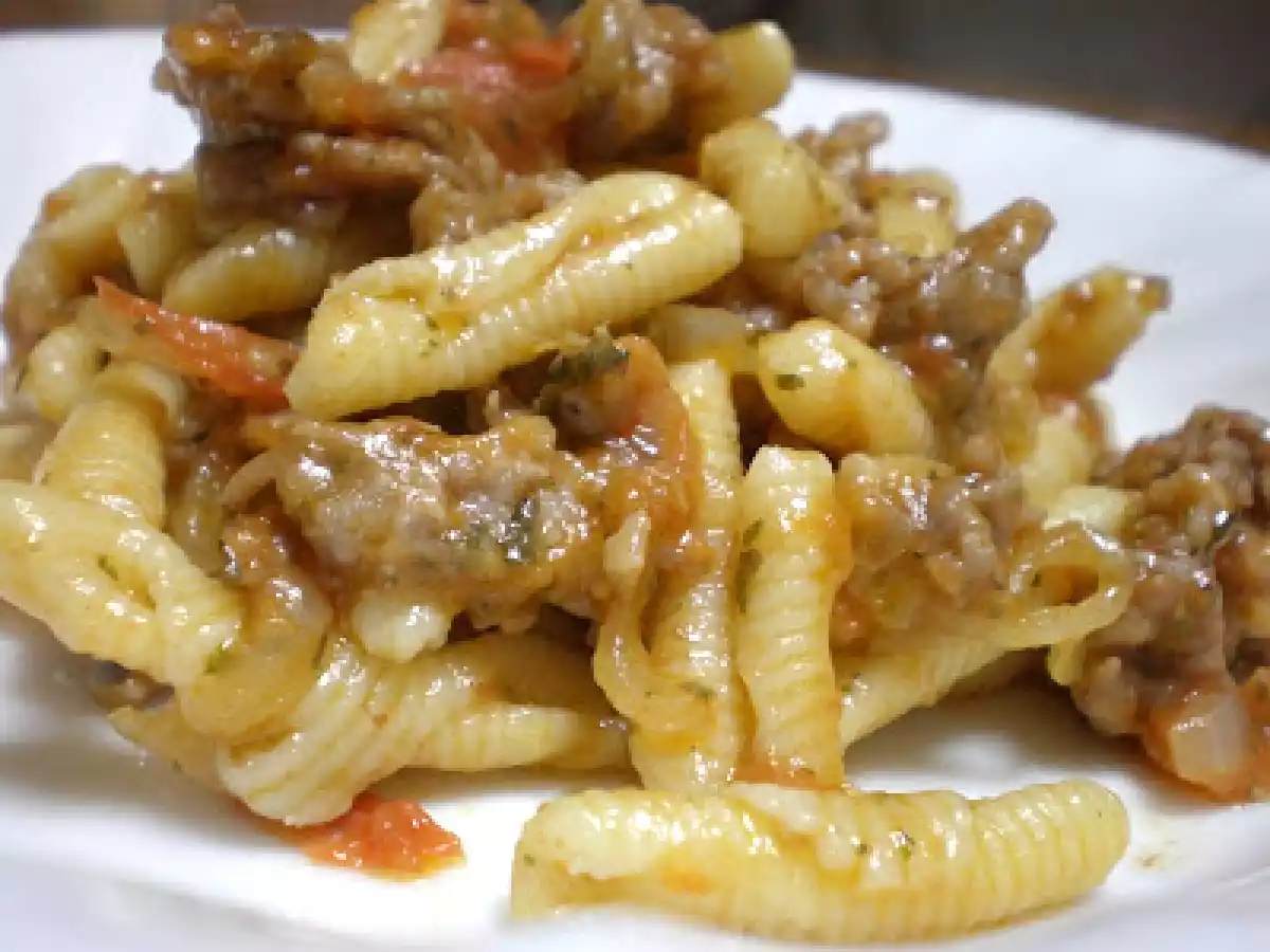 Malloreddus (gnocchi sardi) fatti con mezzi di fortuna