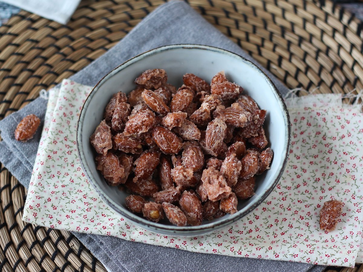 Mandorle pralinate in friggitrice ad aria - foto 5