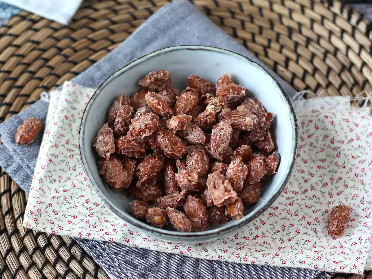 Mandorle pralinate in friggitrice ad aria - foto 5