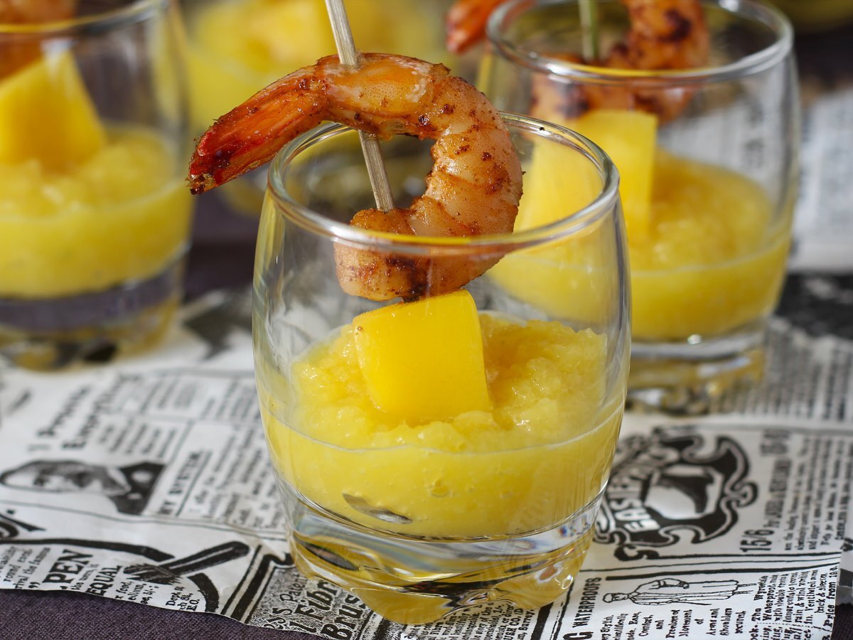Mango e gamberi, l'aperitivo monoporzione che amerete alla follia, foto 2