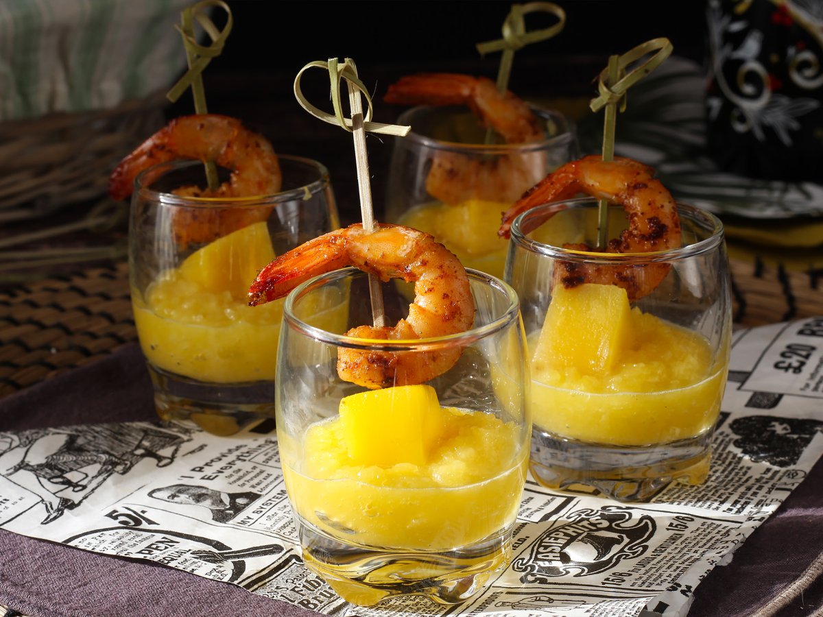 Mango e gamberi, l'aperitivo monoporzione che amerete alla follia, foto 3