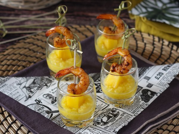 Mango e gamberi, l'aperitivo monoporzione che amerete alla follia, foto 5
