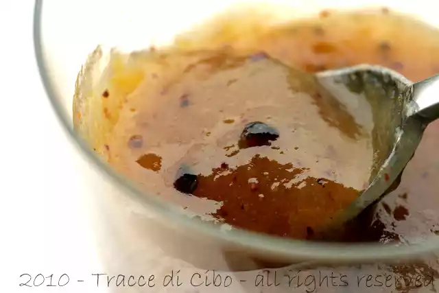 Marmellata again. oggi di pere, cognac e fave di cacao
