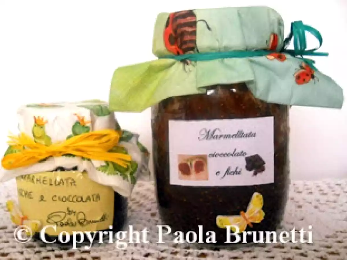 Marmellata con fichi e cioccolato fondente - foto 2