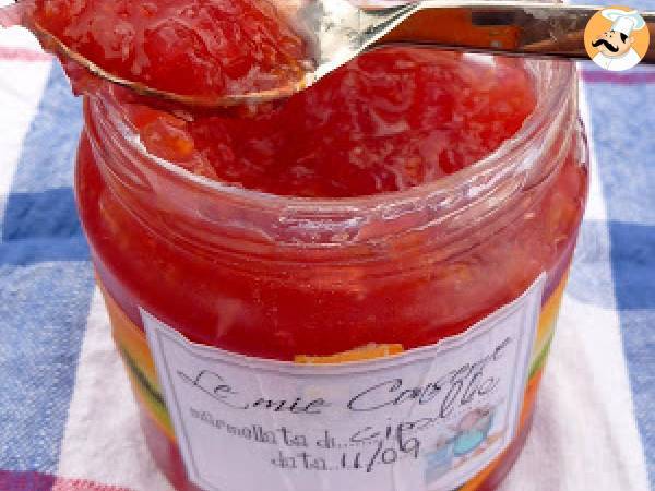 MARMELLATA DI CIPOLLE ROSSE, ARANCIA E ZENZERO