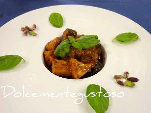 Masterchef e caponata di melenzane zucchini e pescespada