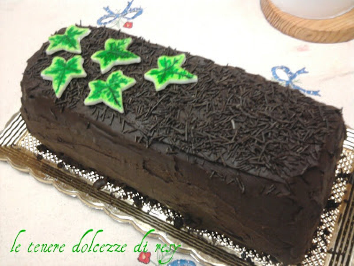 Mattonella al cioccolato con ripieno di crema pasticcera - foto 2