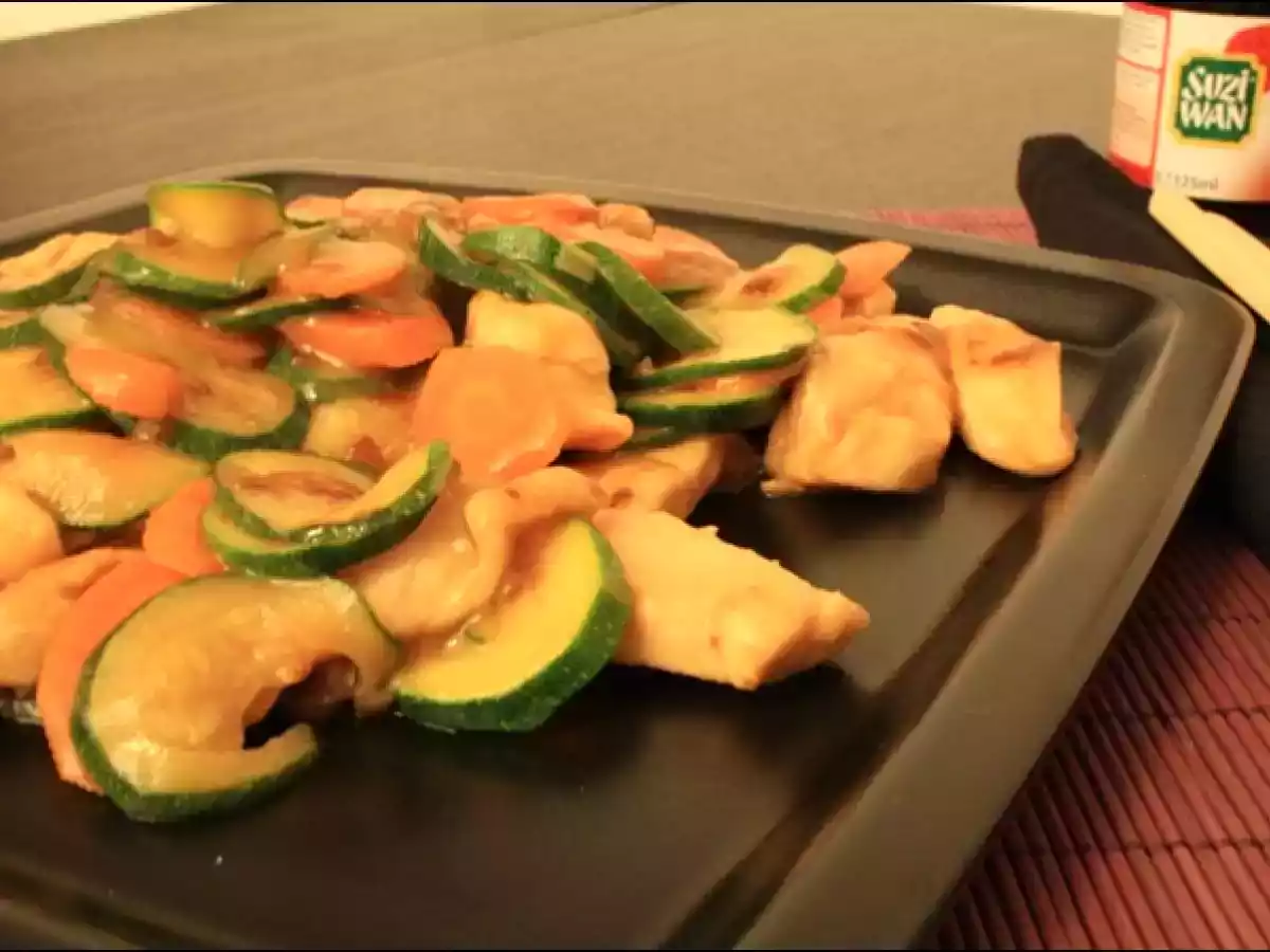 Mea Culpa e pollo express con verdure alla soia e allo zenzero