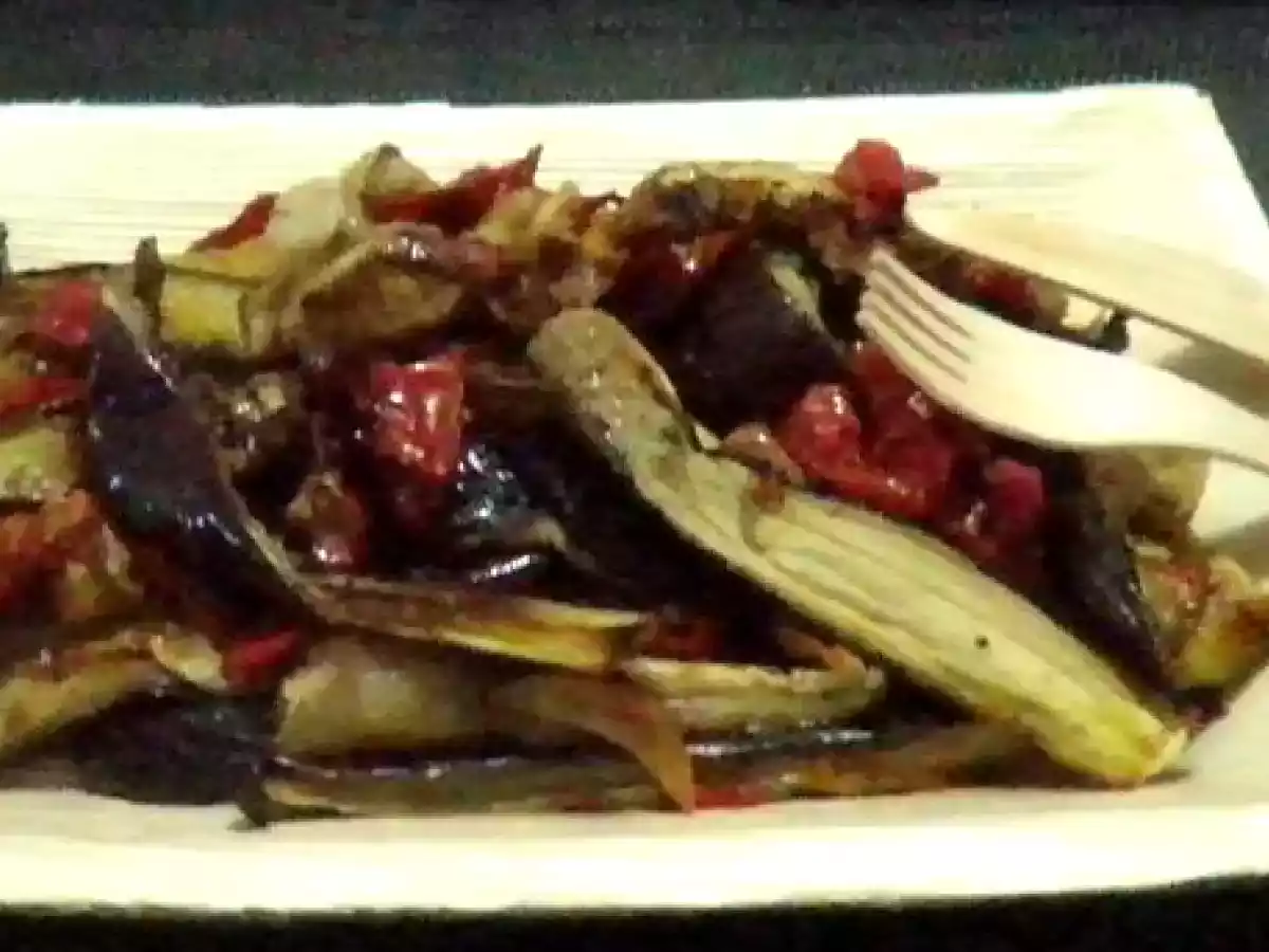 Melanzane con pomodori pachino al forno - foto 2