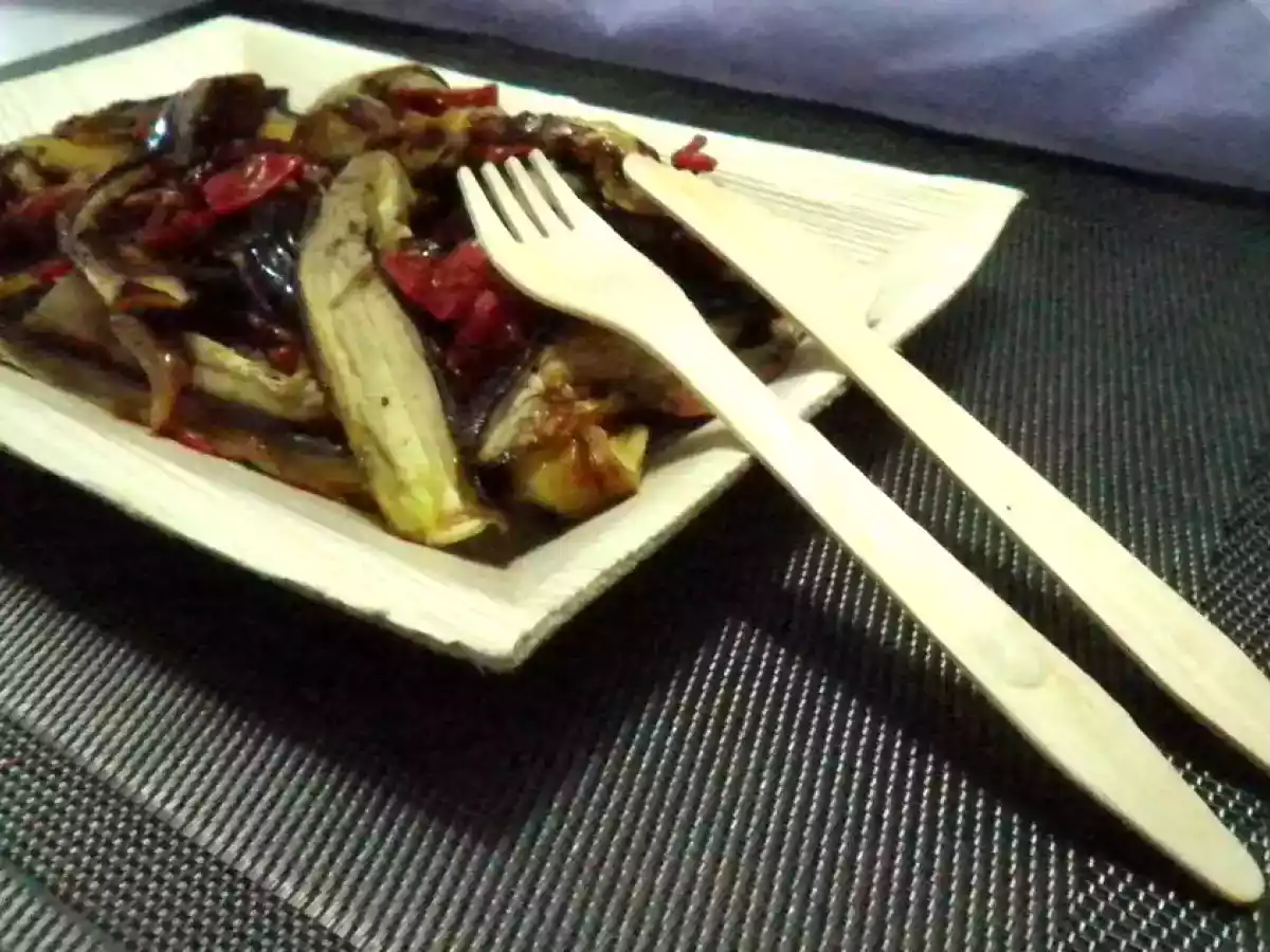 Melanzane con pomodori pachino al forno - foto 3