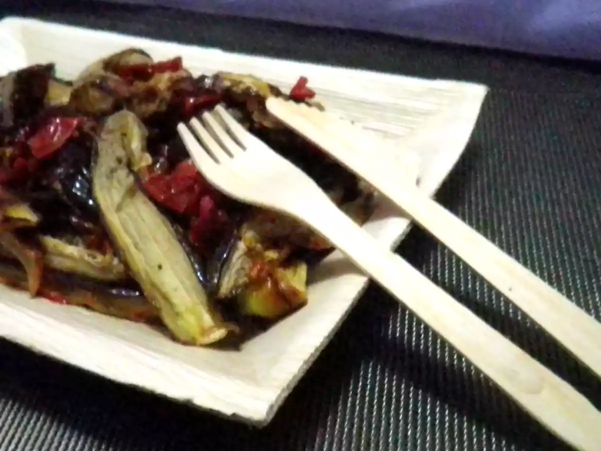 Melanzane con pomodori pachino al forno - foto 4