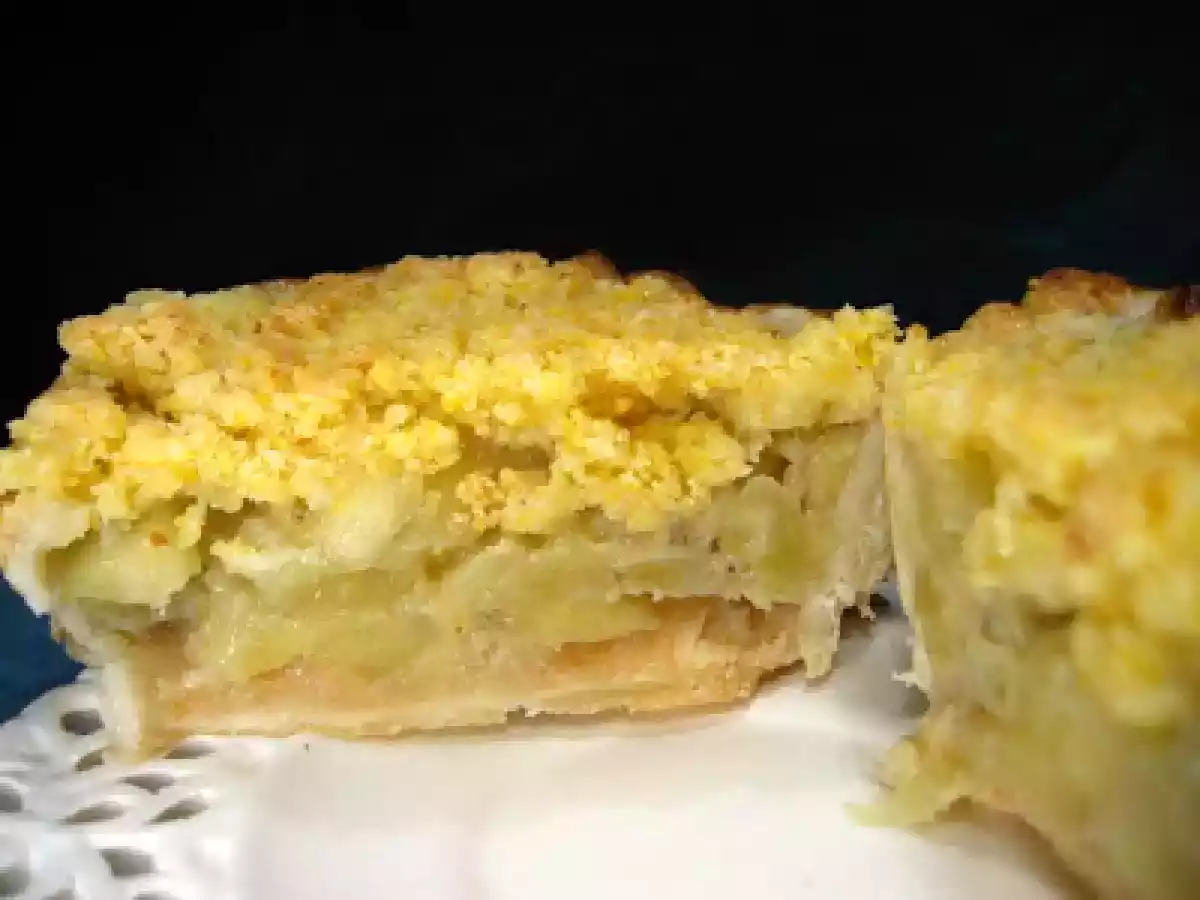 Mele e pere in cestino di sfoglia e crumble - foto 3