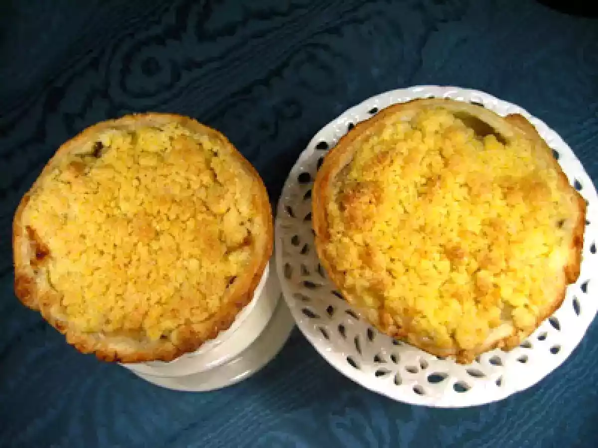 Mele e pere in cestino di sfoglia e crumble - foto 5