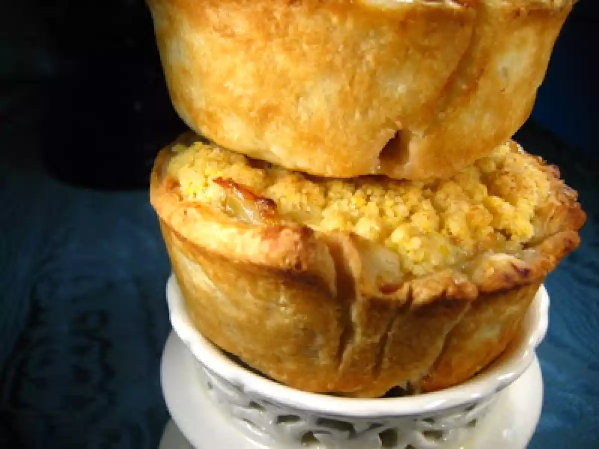 Mele e pere in cestino di sfoglia e crumble - foto 8