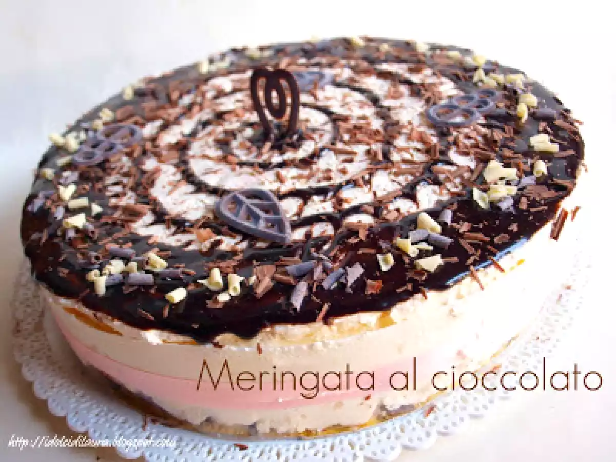 Meringata al cioccolato