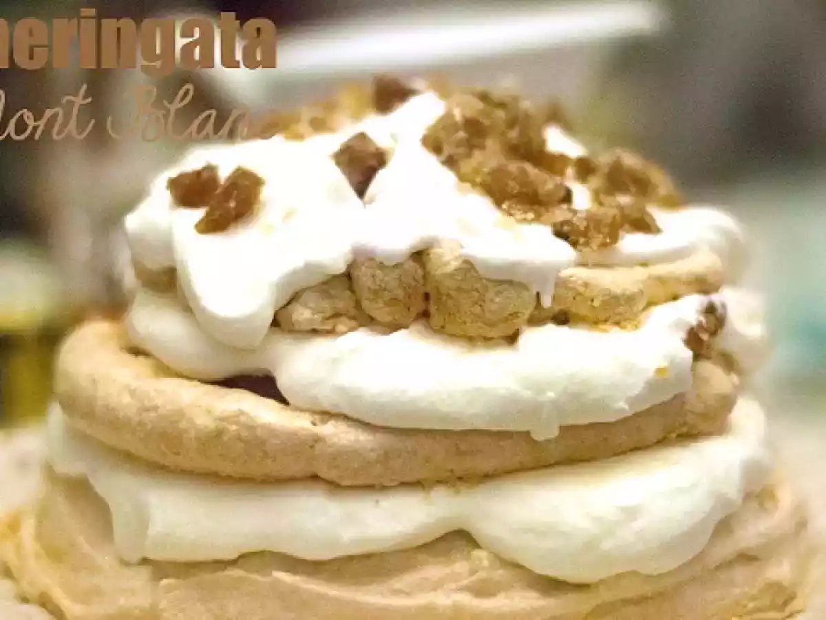 Meringata Mont Blanc