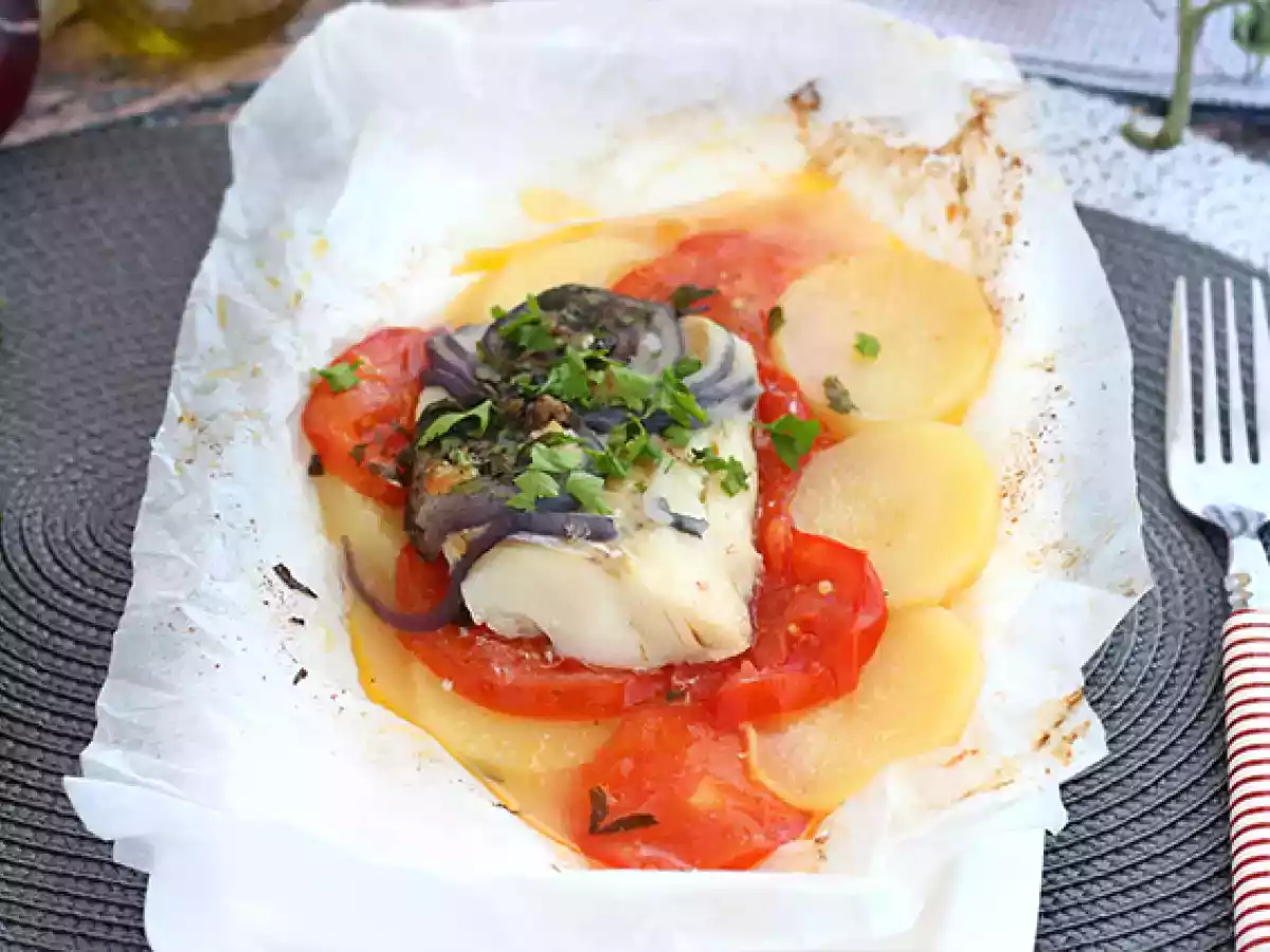 Merluzzo al cartoccio, ricetta facile - foto 2