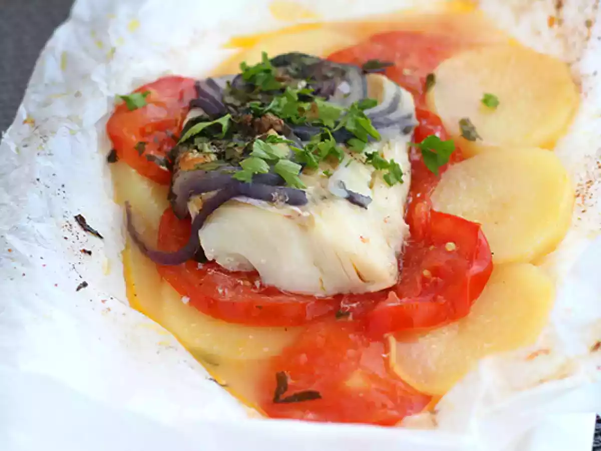 Merluzzo al cartoccio, ricetta facile - foto 4