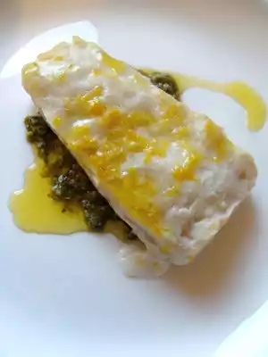 Merluzzo al limone con salsa verde