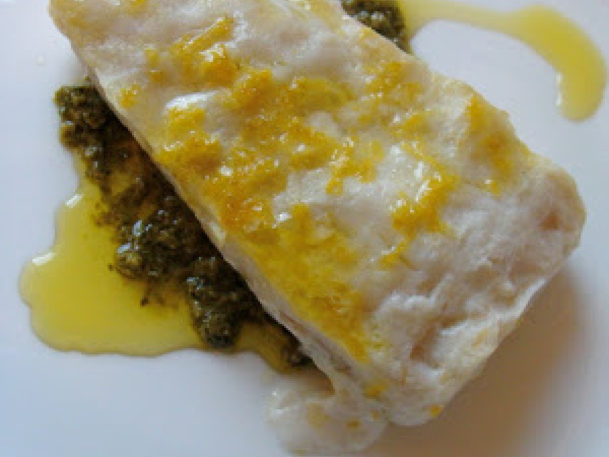 Merluzzo al limone con salsa verde