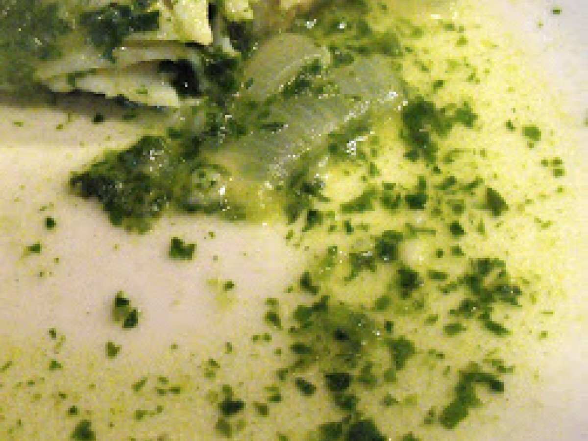 Merluzzo al verde della nonna, foto 1
