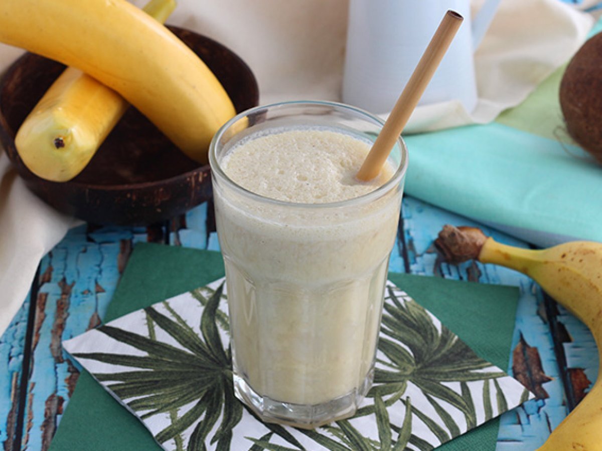 Milkshake banana e vaniglia