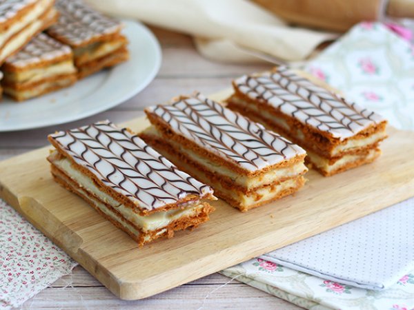 Millefoglie alla vaniglia Millefoglie alla vaniglia