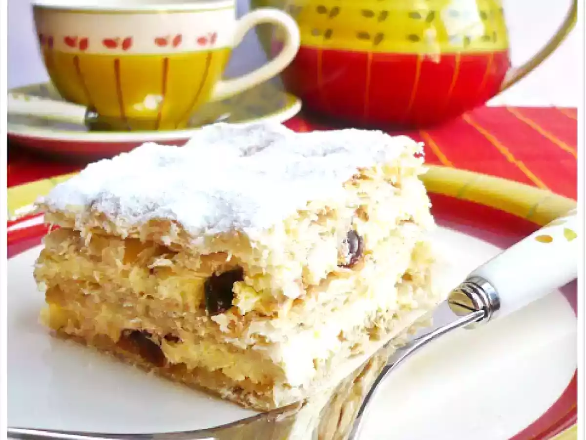 Millefoglie con crema alle amarene