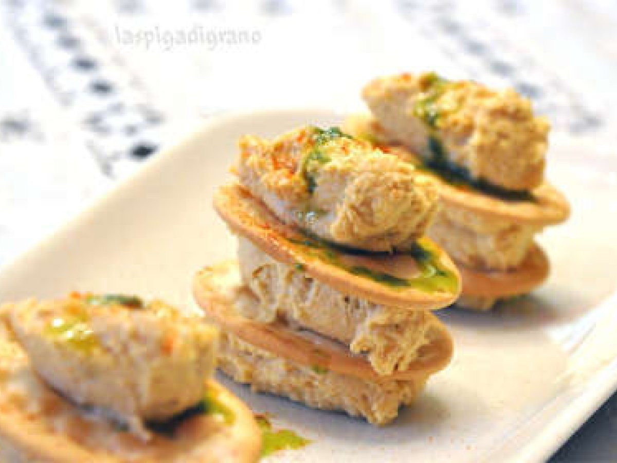 Millefoglie di hummus