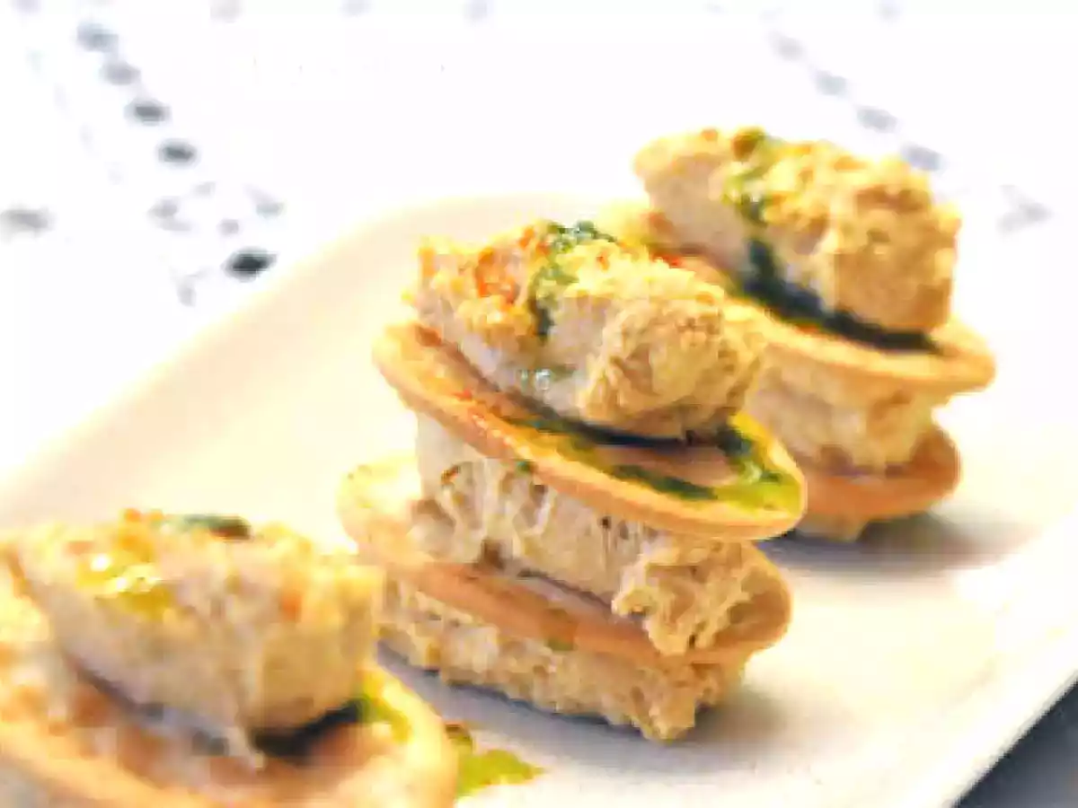 Millefoglie di hummus