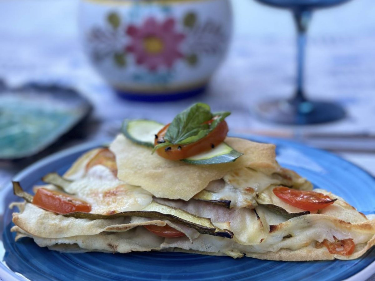 Millefoglie di pane carasau