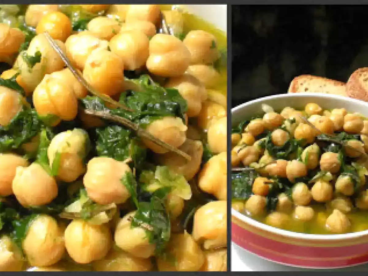 Minestra di Ceci e Spinaci profumata al Rosmarino - foto 5