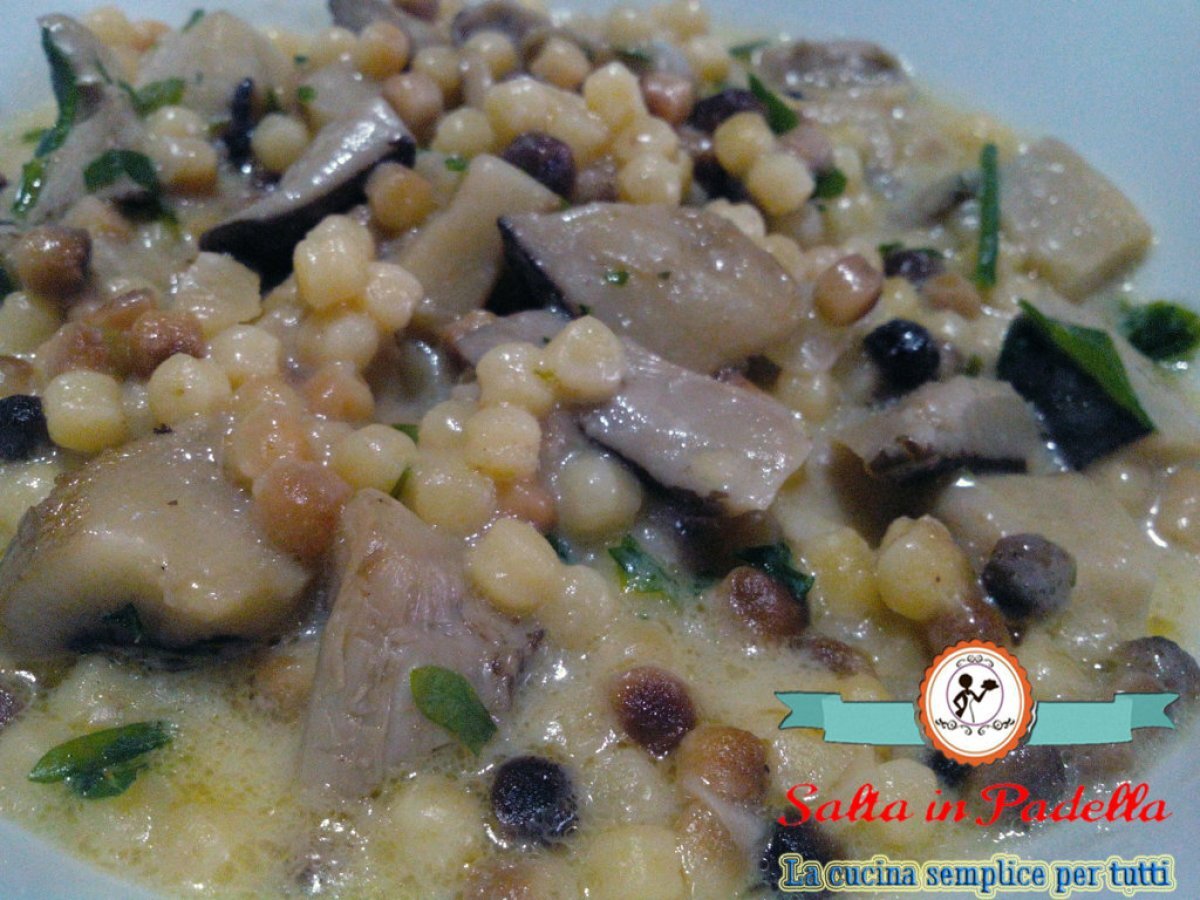 Minestra di Fregola con funghi Cardoncelli - foto 3