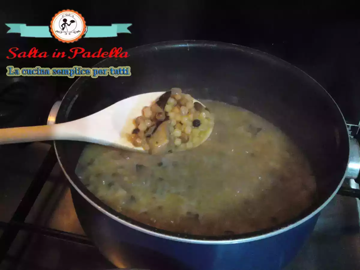 Minestra di Fregola con funghi Cardoncelli - foto 7