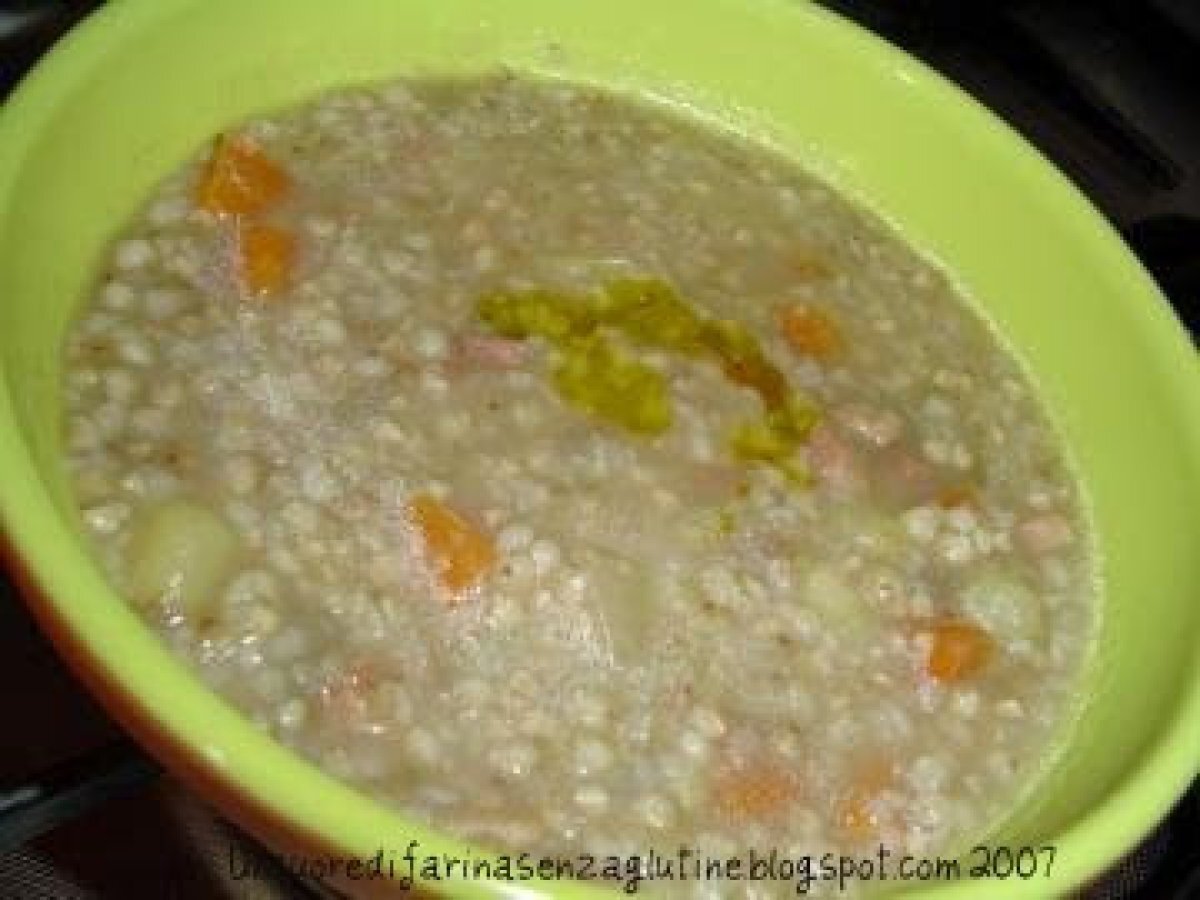 Minestra di Grano Saraceno con Verdure