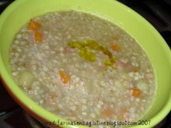 Minestra di Grano Saraceno con Verdure