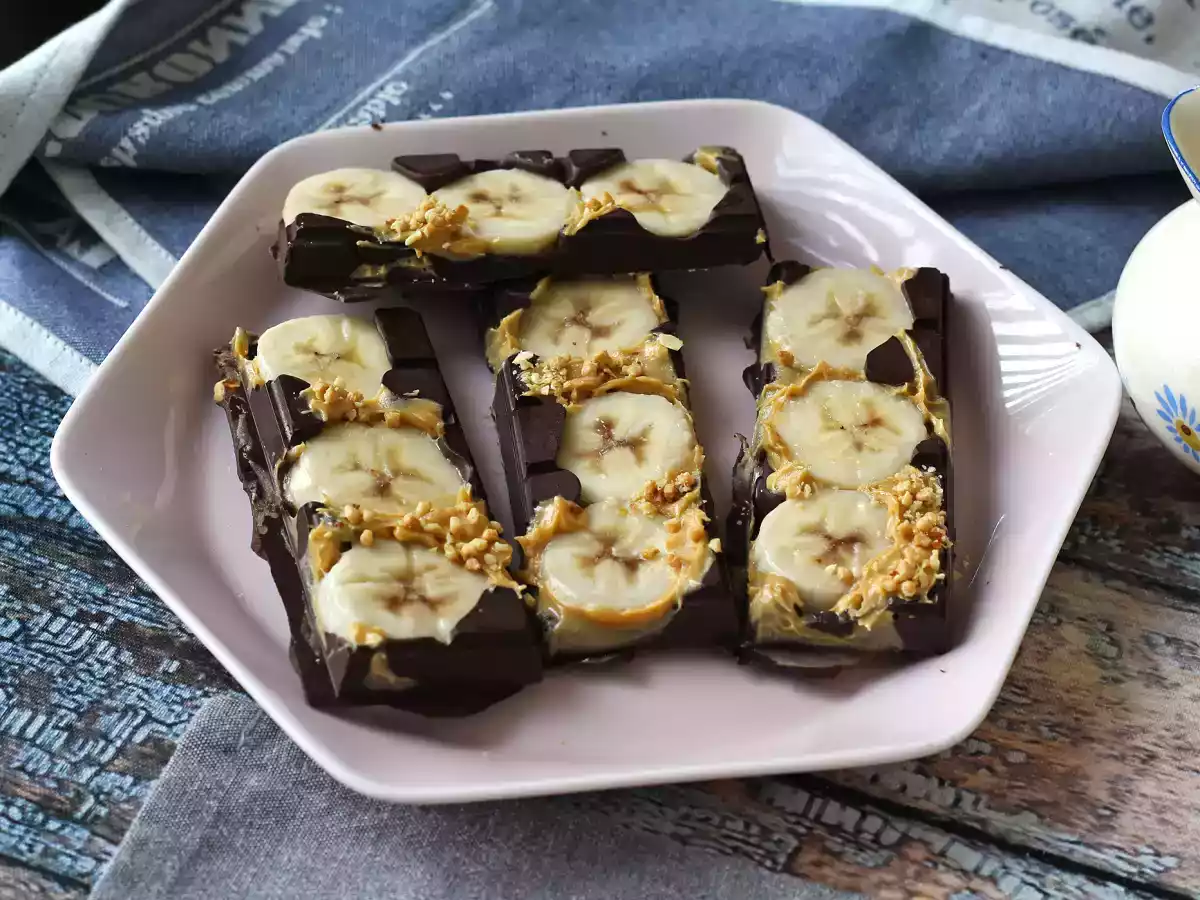 Mini barrette cioccolato, banane e burro di arachidi: golose e senza zuccheri aggiunti - foto 3