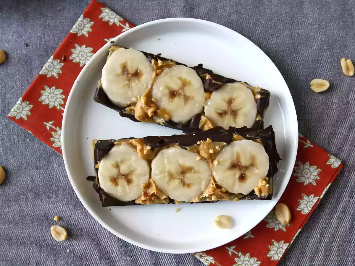 Mini barrette cioccolato, banane e burro di arachidi: golose e senza zuccheri aggiunti - foto 5