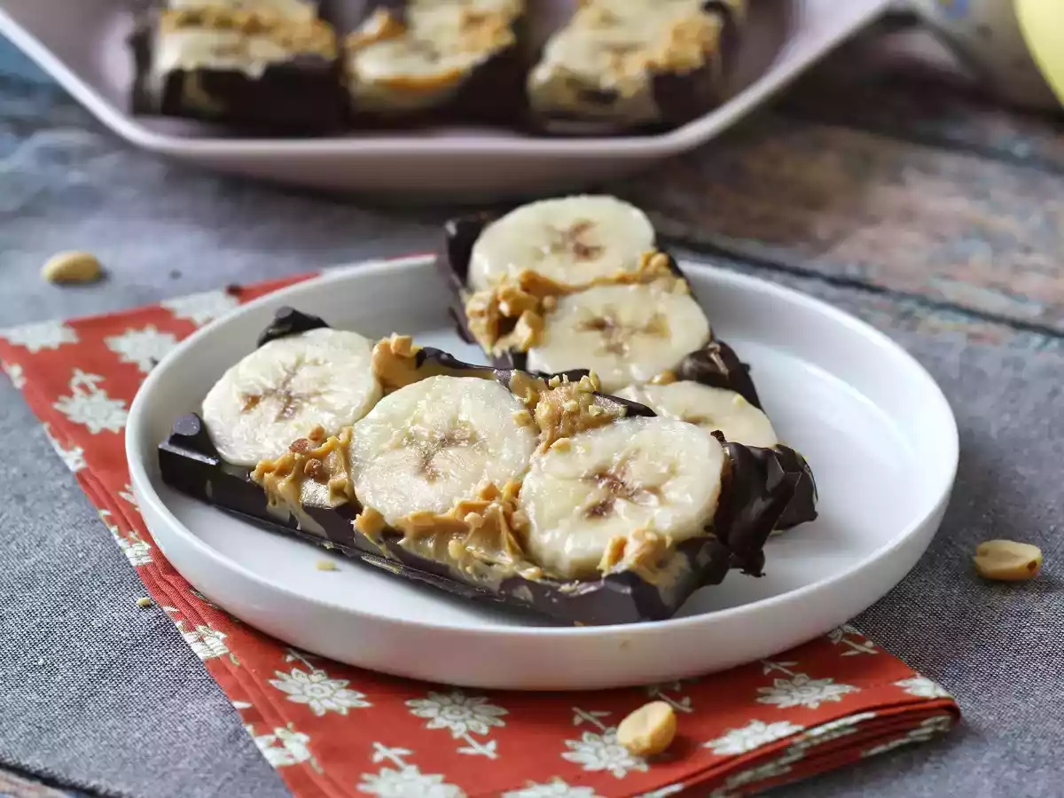 Mini barrette cioccolato, banane e burro di arachidi: golose e senza zuccheri aggiunti - foto 6