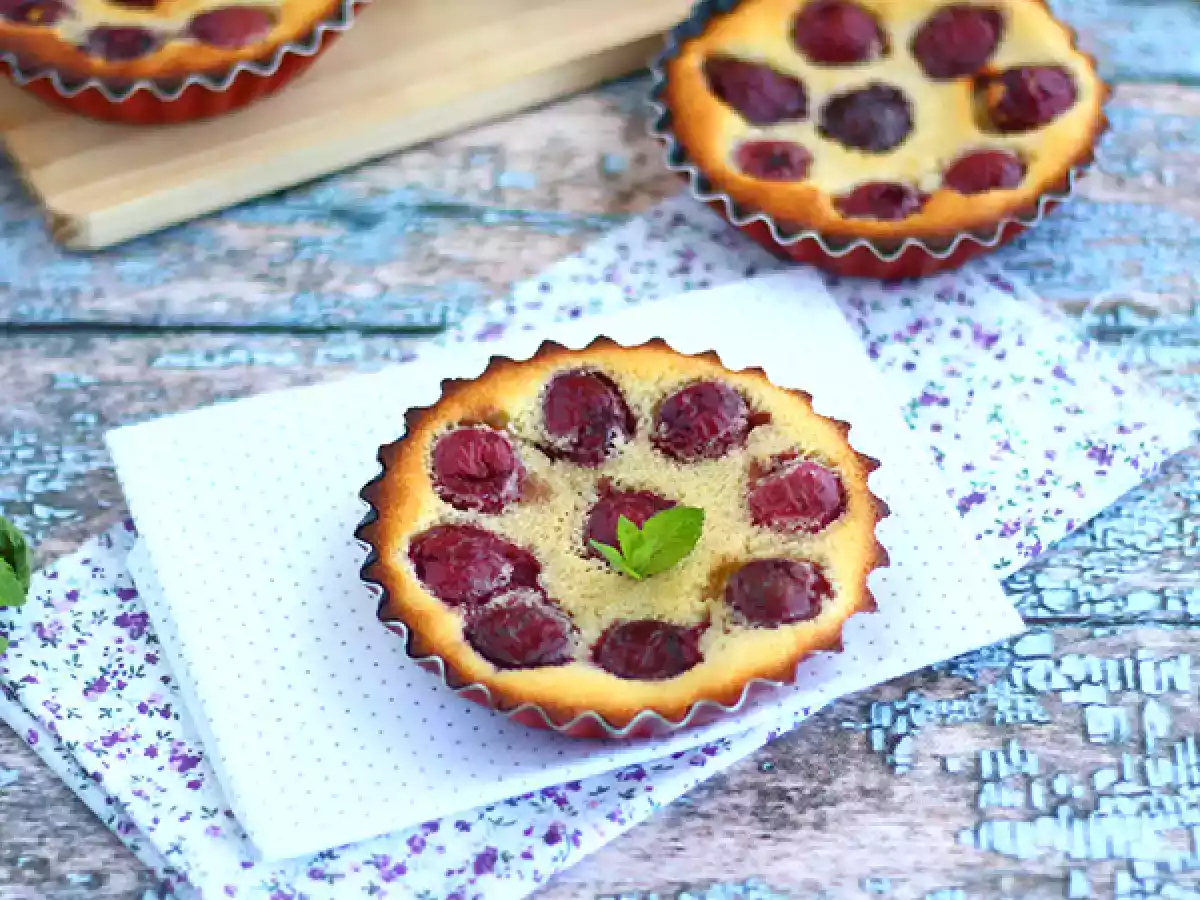 Mini clafoutis senza glutine