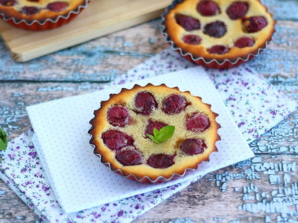 Mini clafoutis senza glutine