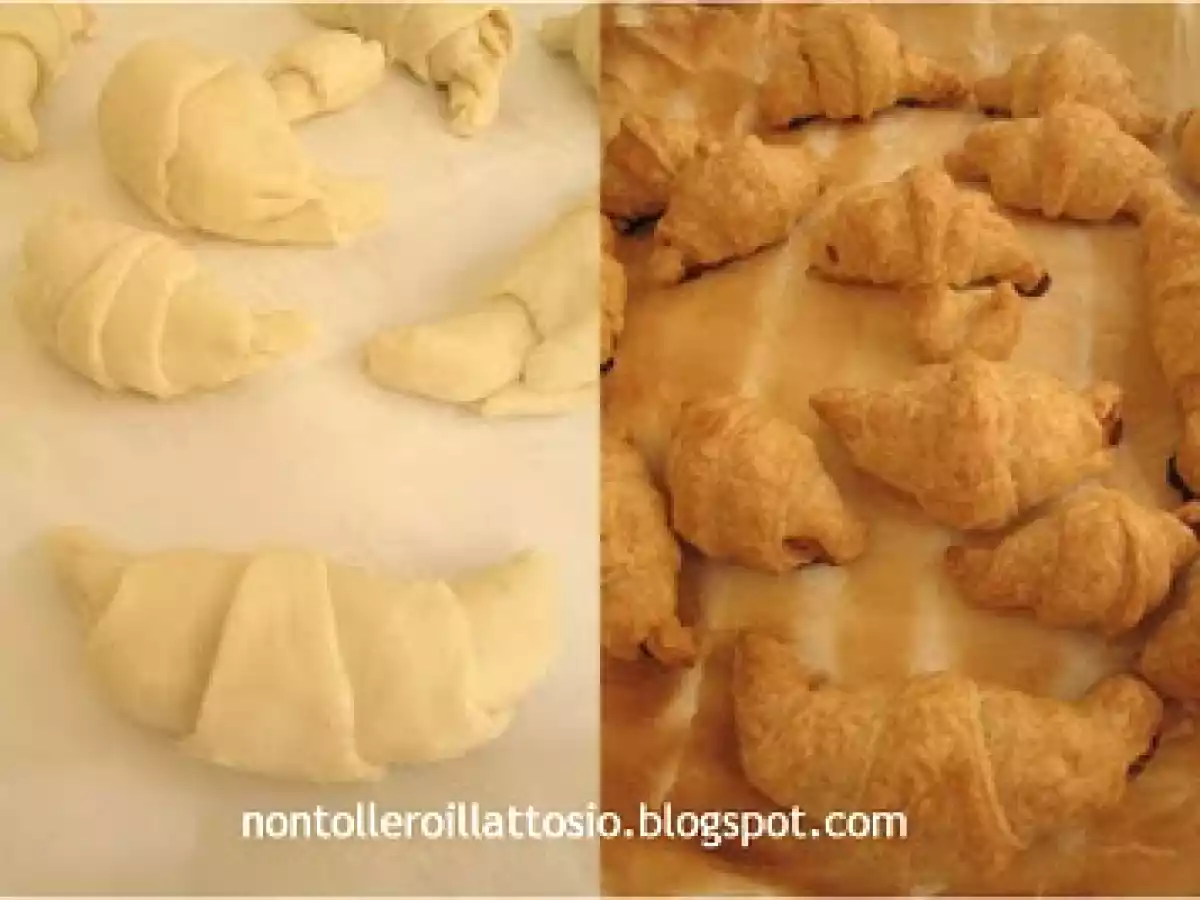 Mini cornetti salati al prosciutto cotto - foto 2