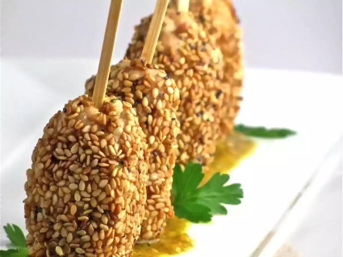 Mini kebab di pollo al sesamo - foto 2