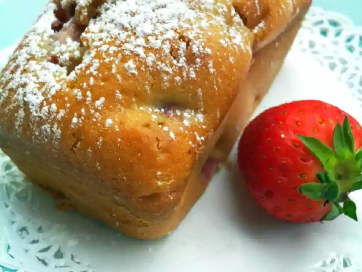 Mini plum cake panna e fragole - foto 2