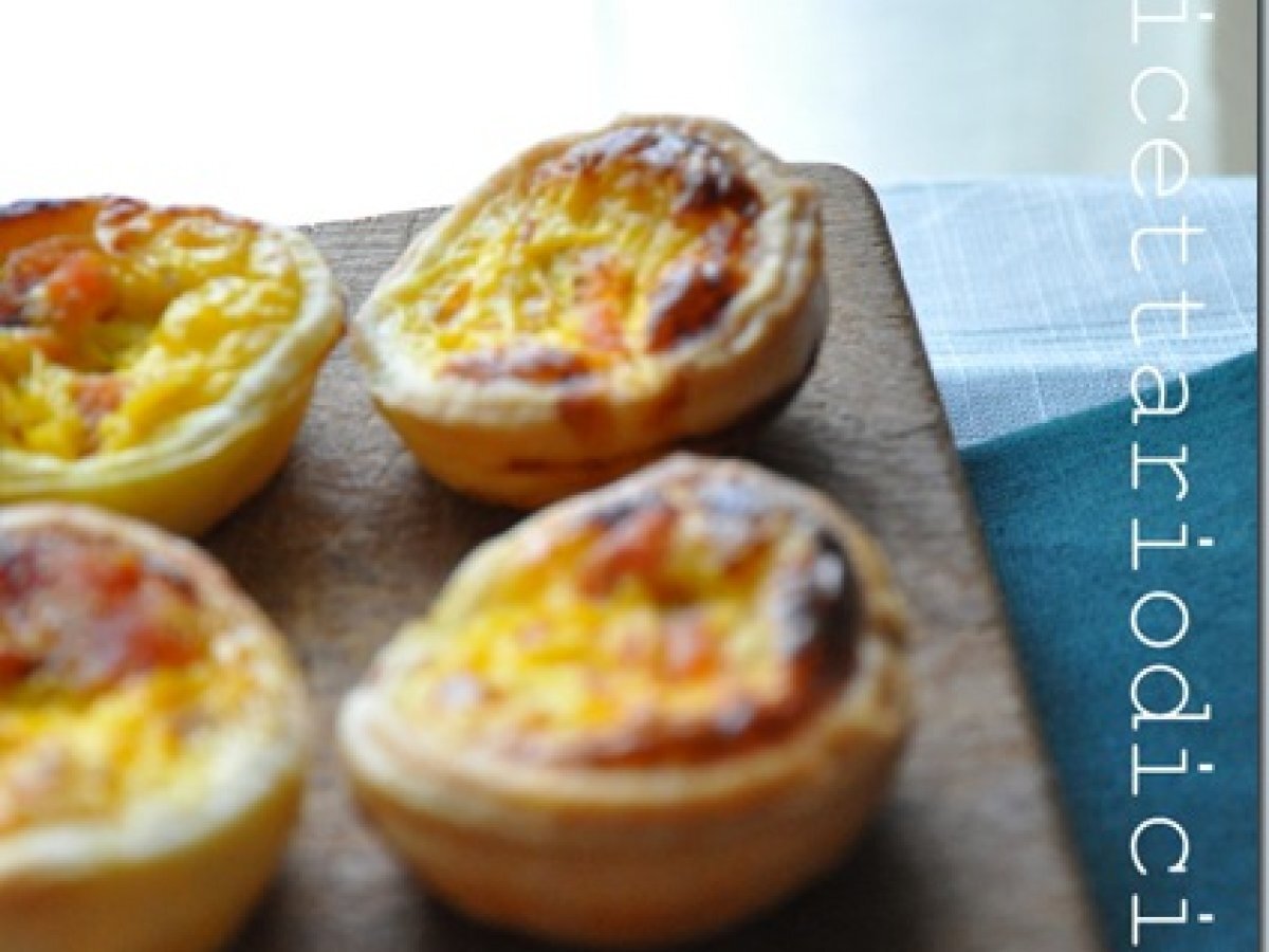 Mini quiche al salmone affumicato