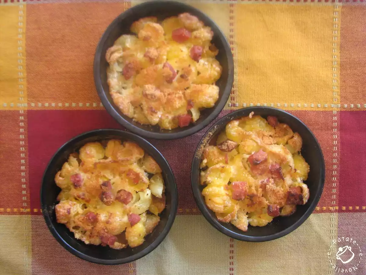 Mini sformati di pasta al forno con pancetta - foto 3