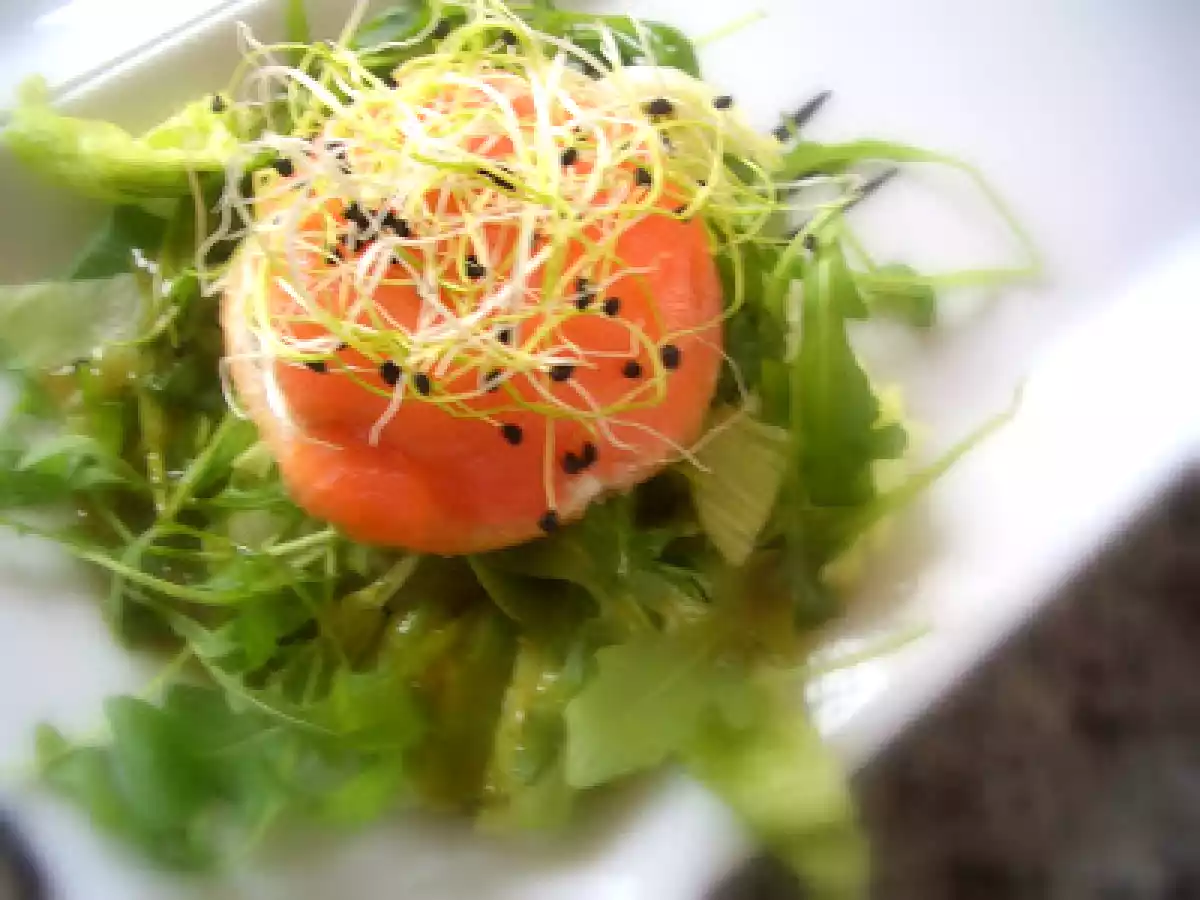 Mini tarte tatin al salmone - foto 3