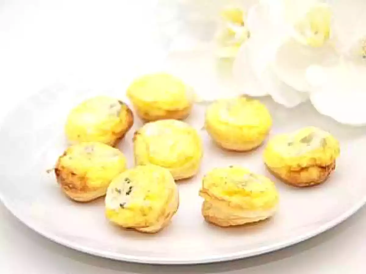 Mini tatin al roquefort