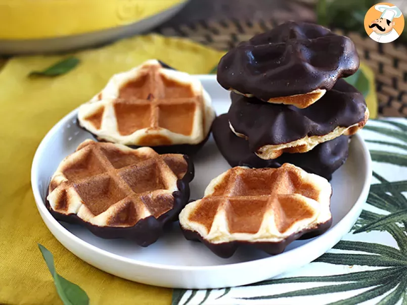 Mini waffle al cioccolato